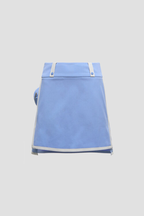 Women Golf Skirt G/Fore Blue Pleat-Pointed Skirt with Mini Ball Bag