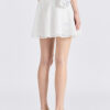 Flared Mesh Skirt G/Fore White Skirt Pleated Tennis Skirt
