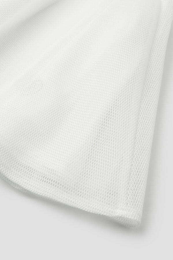 Flared Mesh Skirt G/Fore White Skirt Pleated Tennis Skirt