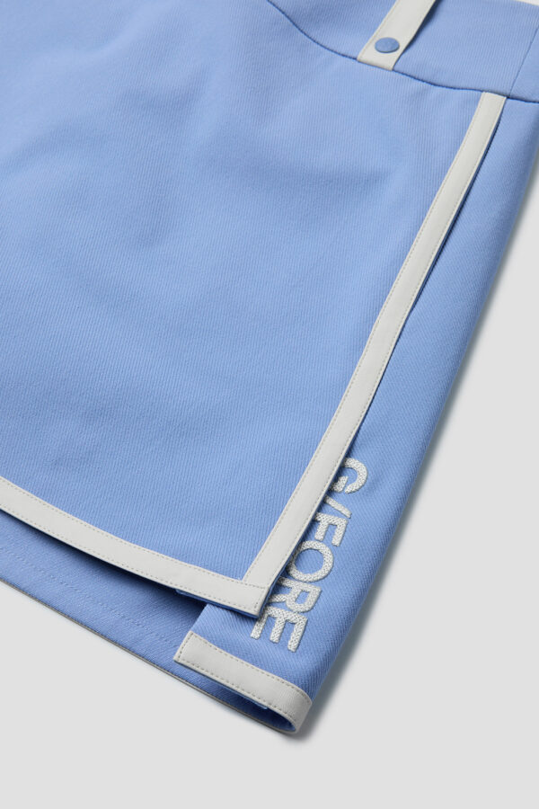 Women Golf Skirt G/Fore Blue Pleat-Pointed Skirt with Mini Ball Bag