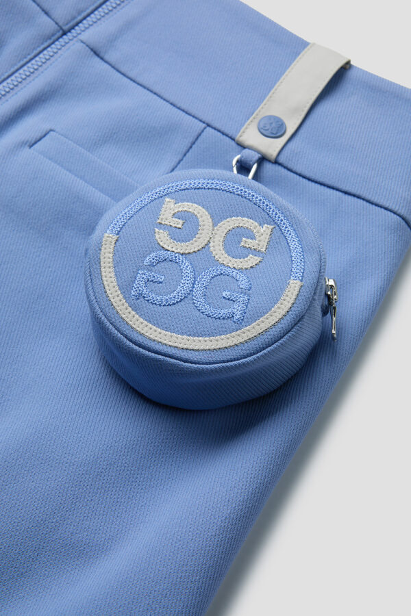 Women Golf Skirt G/Fore Blue Pleat-Pointed Skirt with Mini Ball Bag