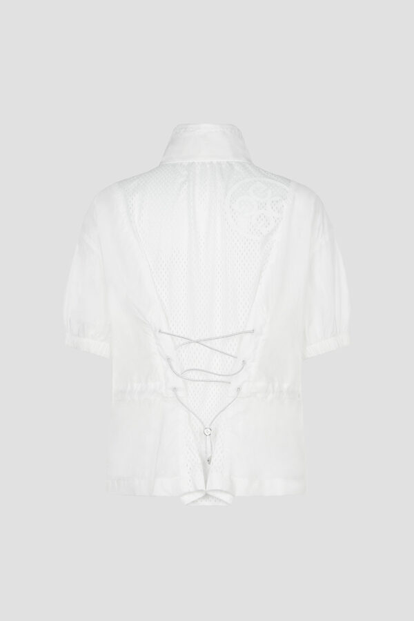 Mesh Hybrid Half Seleeves Jacket(WOMEN)