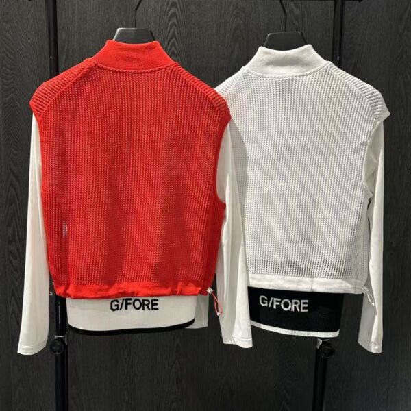 GF0110 COOL TOUCH HYBRID HALF-ZIP SWEATER(WOMEN)