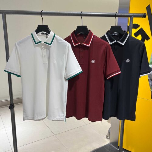 G40833 Poly Pique T-shirt 2025 Summer Men's Golf Wear