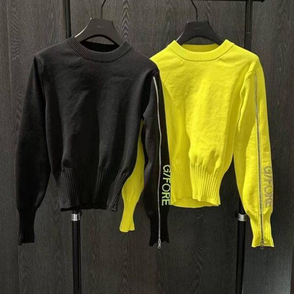 G41002 Zipper-Detailed Sweater Women