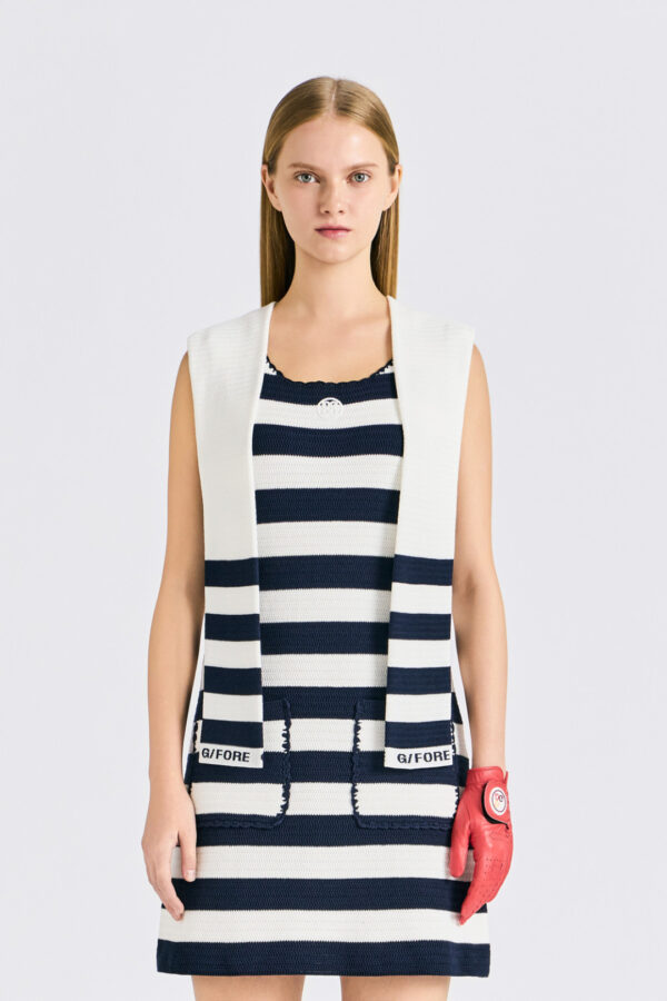 GF0330 STRIPED KNIT DRESS(WOMEN)