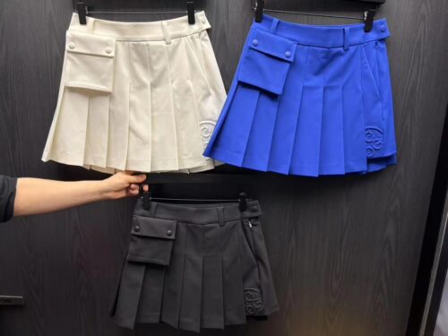 G40116 PLEATED WRAP SKORT(WOMEN)