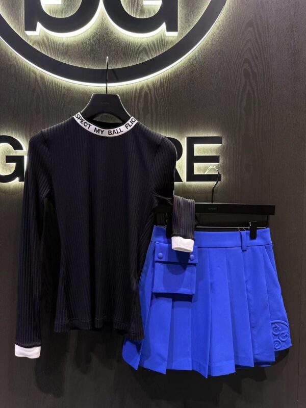 G40116 PLEATED WRAP SKORT(WOMEN)