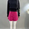 G41003 Mid Waisted Shorts Woman
